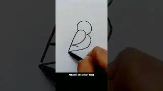 🔴 Draw Bird Using Numbers 1 to 7 | Easy Drawing | Figure Drawing #shorts #ytshorts #drawing