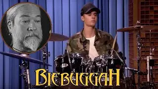 Justin BIEBER Plays Drums In Style of MESHUGGAH [rare world tour fan footage]