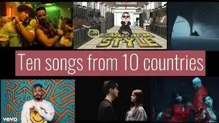 Ten songs From 10 countries | Taki taki | Despacito | Faded  | RRH Ashraful #viral