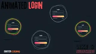 Create Animated Login Form with Html & CSS