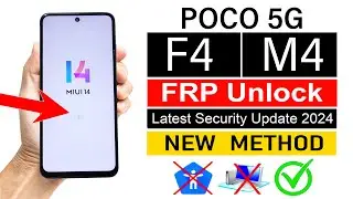 POCO F4/ M4 5G : Gmail Account Bypass ANDROID 13 | New Trick 🚀 (No Need Computer)