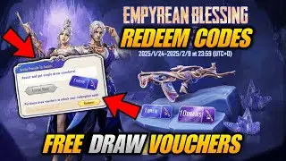 🔴EMPYREAN BLESSING QBZ REDEEM CODES PUBG MOBILE | EMPYREAN BLESSING REDEEM CODES | FREE DRAW VOUCHER