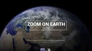 Zoom Earth From Space - After Effects Template