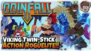 SOLID Viking Twin-Stick Action Roguelite!! | Lets Try Odinfall