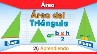 📐🔷Área del triángulo en 5 minutos | ¿CÓMO CALCULAR EL ÁREA DEL TRIÁNGULO? SÚPER FÁCIL