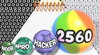 NOOB VS PRO VS HACKER VS GOD in Stickman Roll