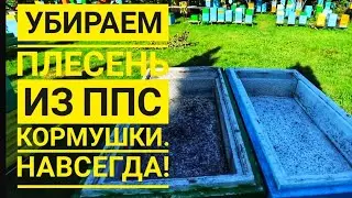 Как убрать плесень из ППС кормушки для 