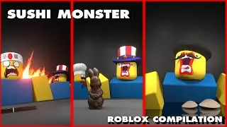 Sushi Monsters roblox animation meme compilation 4