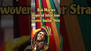 Bob Marley Inspired Handwoven Guitar StrapPlain  