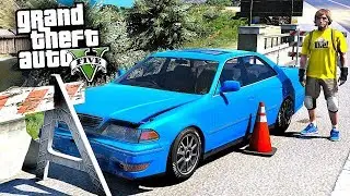 РЕАЛЬНАЯ ЖИЗНЬ В GTA 5 - ШКОЛЬНИК 15 ЛЕТ НЕ СПРАВИЛСЯ с УПРАВЛЕНИЕМ и ВРЕЗАЛСЯ в ДРИФТЕ на MARK 2!🔥