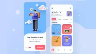 Education App Flutter | E Learning App Flutter | Flutter UI | Day 8 of 100 days of Flutter UI
