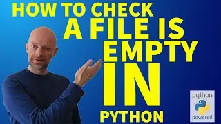 how to check if a file is empty in python [TXT, CSV,XLSX]