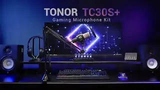 TONOR TC30S+ RGB USB Condenser Microphone for Gaming, Streaming, YouTube, Podcasting, Singing