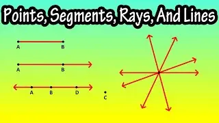 What Are Points, Segments, Rays, Lines And Midpoint Explained Collinear Points And Concurrent  Lines