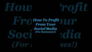 How to profit from your social media (for businesses!) #LYFEMarketing