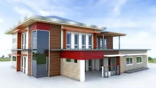 SketchUp Pro Create Modern House (in 10 min.)