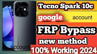 Tecno Spark 10c FRP Bypass Without Pc | New Trick | Tecno Spark 10c FRPUnlock |2024