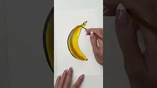 ✍ Рисуем 3D банан 🍌