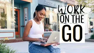 Day in the Life of a Full-Time Entrepreneur | WORKING ON THE GO