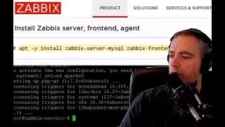 Install Zabbix Server 4.2, Frontend and Agent