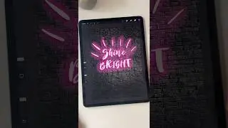 How To Create A Neon Glow Effect In Procreate 