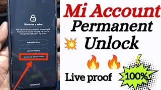 Mi Account Unlock ✅ Without Pc 💥 All Model Support // Activate This Device