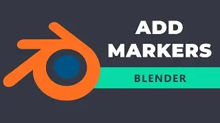 How to add markers in Blender