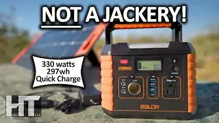 BEST Micro Solar Generator For The BUCK? BALDR 330 Watt 297Wh Portable Power Station Review