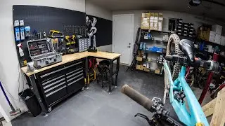 Building A Dream MTB Garage | Workshop Transformation Timelapse