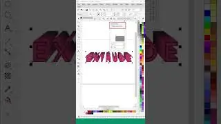 How to use Extrude Tool in CorelDraw #tutorial #shorts