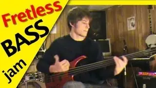FRETLESS BASS JAM - Rob Scallon