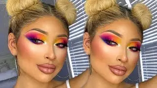 BRIGHT COLORFUL MAKEUP TUTORIAL | ViiRDii