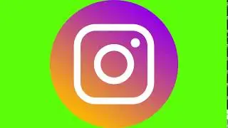 INSTAGRAM LOGO GREEN SCREEN EFFECT