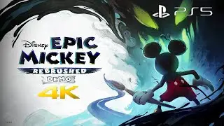 Disney EPIC MICKEY Rebrushed Demo - PS5 Gameplay