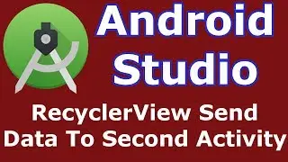 Android Studio RecyclerView Send Item Data To Second Activity