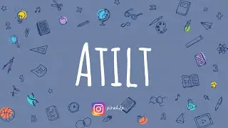 Atilt meaning | Learn English Vocabulary | Word of the Day