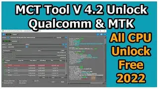 New Mobile Unlock tool MCT Latest v 4.0 |Unlock all MTK & Qualcomm Free Unlock