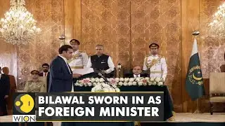 Bilawal Bhutto Zardari sworn in as Pakistan's new Foreign Minister in Shehbaz Sharif's cabinet