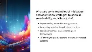 GARP SCR Sustainability and Climate Risk Exam