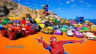 Disney Pixar Cars McQueen Monster Trucks Gale Beaufort Pileup Noah Gocek High Impact All Racing Toys