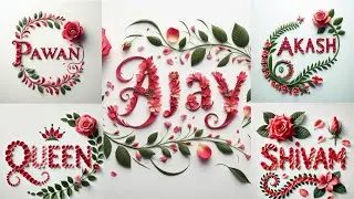 Trending Leaves Name Art Ai Photo Editing | Instagram Ai Photo Editing | Bing Ai Image Generator