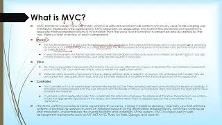 What is MVC