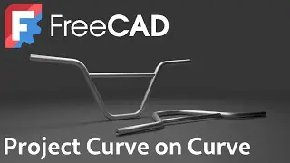 FreeCAD 1.0RC - Project curve on curve - Tutorial