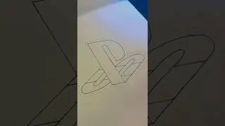 Drawing PlayStation symbol 