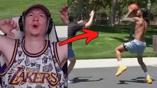 Slow Motion Air Ball LMAOO! Reacting to SCORCHING HOT WEATHER 2v2 Against D2 Trash Talking Players