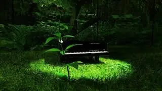 Concert Grand Piano in Nature Environment | Blender 2.8 Animation