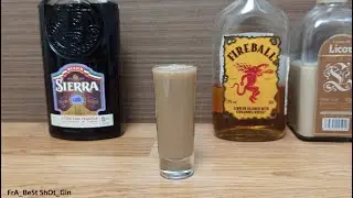 Коктейль Шот Коричный Латте (How to make Сocktails Shot Cinnamon Latte) с Коричным Виски #Fireball