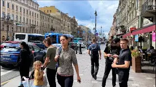 Walking Tour in St Petersburg 4К №336 Nevskiy prospekt