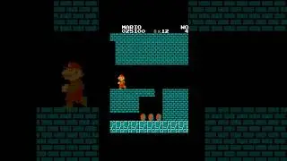Brick Climbing Trick in Super Mario Bros! 😮