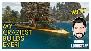 Crazy EVENT BUILDS and MODS with AARON LONGSTAFF! | Ark Survival Ascended